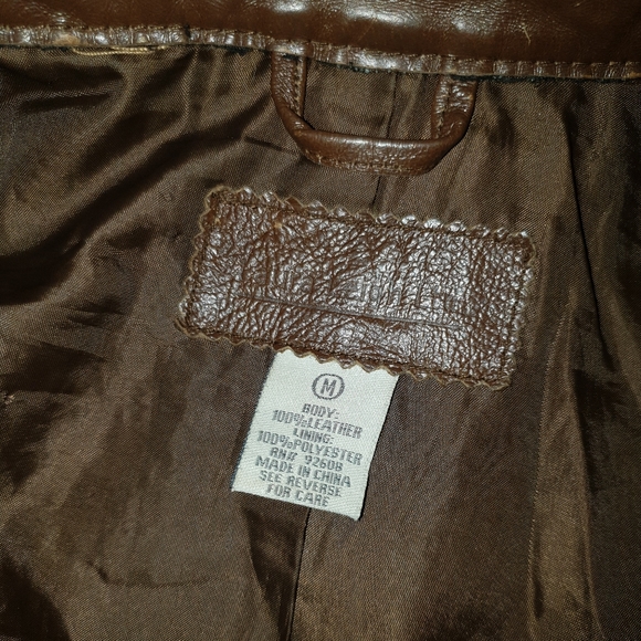 Genuine Leather Moto Jacket ♡ EUC - Picture 5 of 6